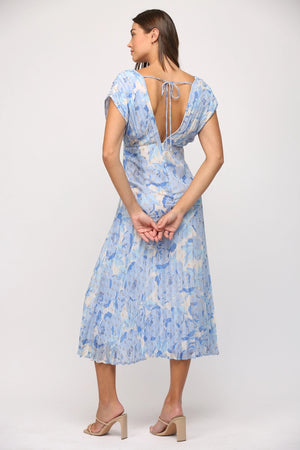 Azul Lurex Midi