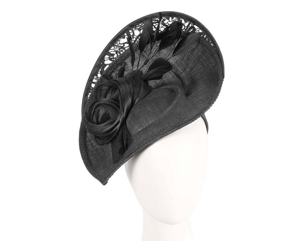 Sinamay & Lace Fascinator