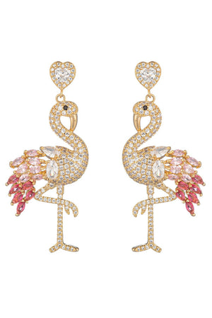 Eye Candy Los Angeles - Pink Flamingo Earrings