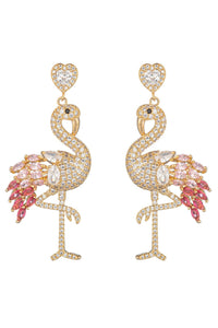Eye Candy Los Angeles - Pink Flamingo Earrings