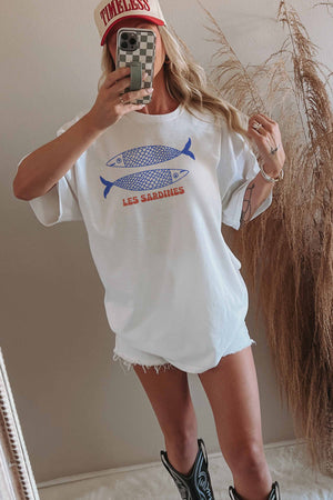 Les Sardines Oversized Tee