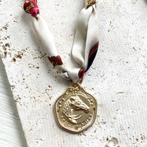 Scarf Horse Necklace