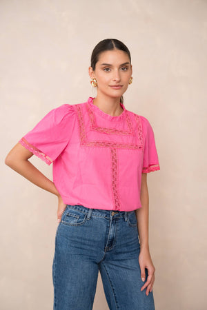Victorian Collar Lace Top
