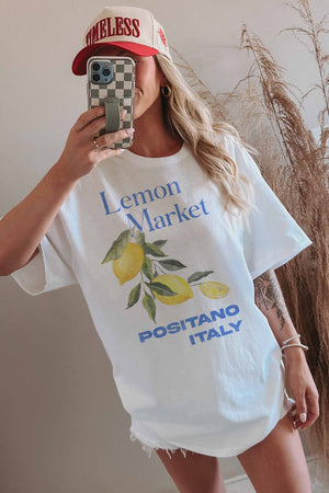 Lemon Market Oversized Tee