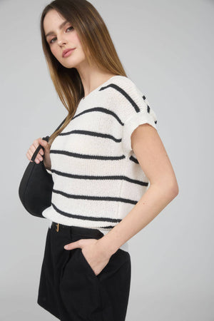 Stripe Pullover Sweater