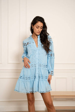short cotton shirt dress Ellie Cotton Shirt Dress M/L