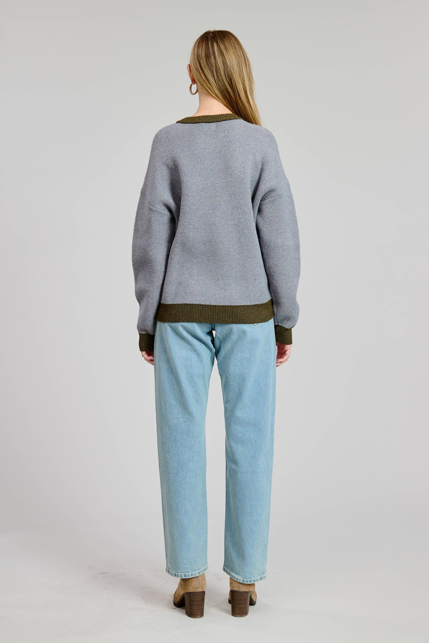 Schnauzer Sweater Pullover in Grey
