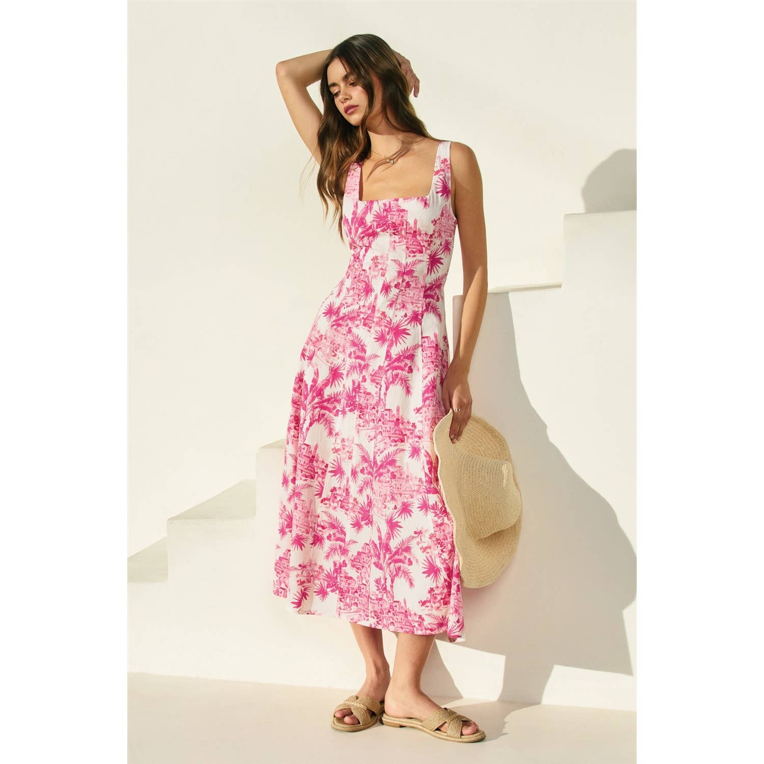 Laguna Palm Dress – Miss Scarlett Boutique