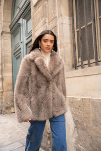 Faux Fur Coat Jacket