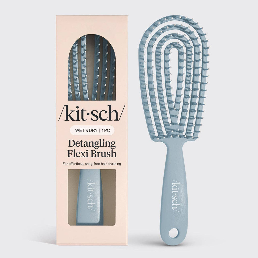 KITSCH - Detangling Flexi Brush - Haze Blue