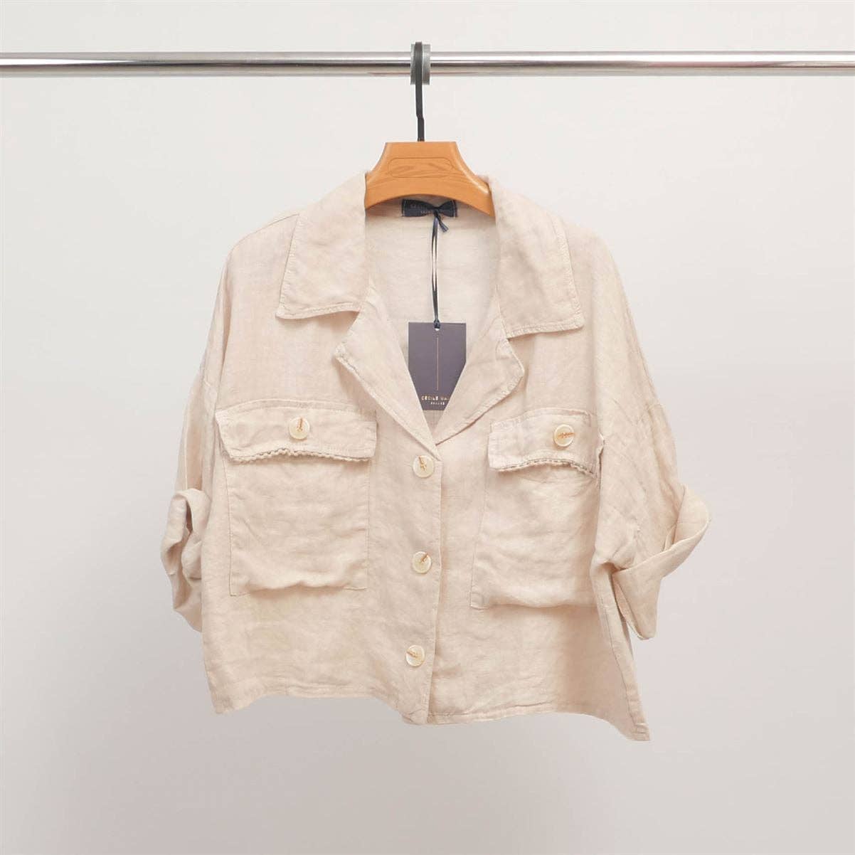 Blue Linen SHirt