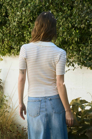 Collared Knit Top