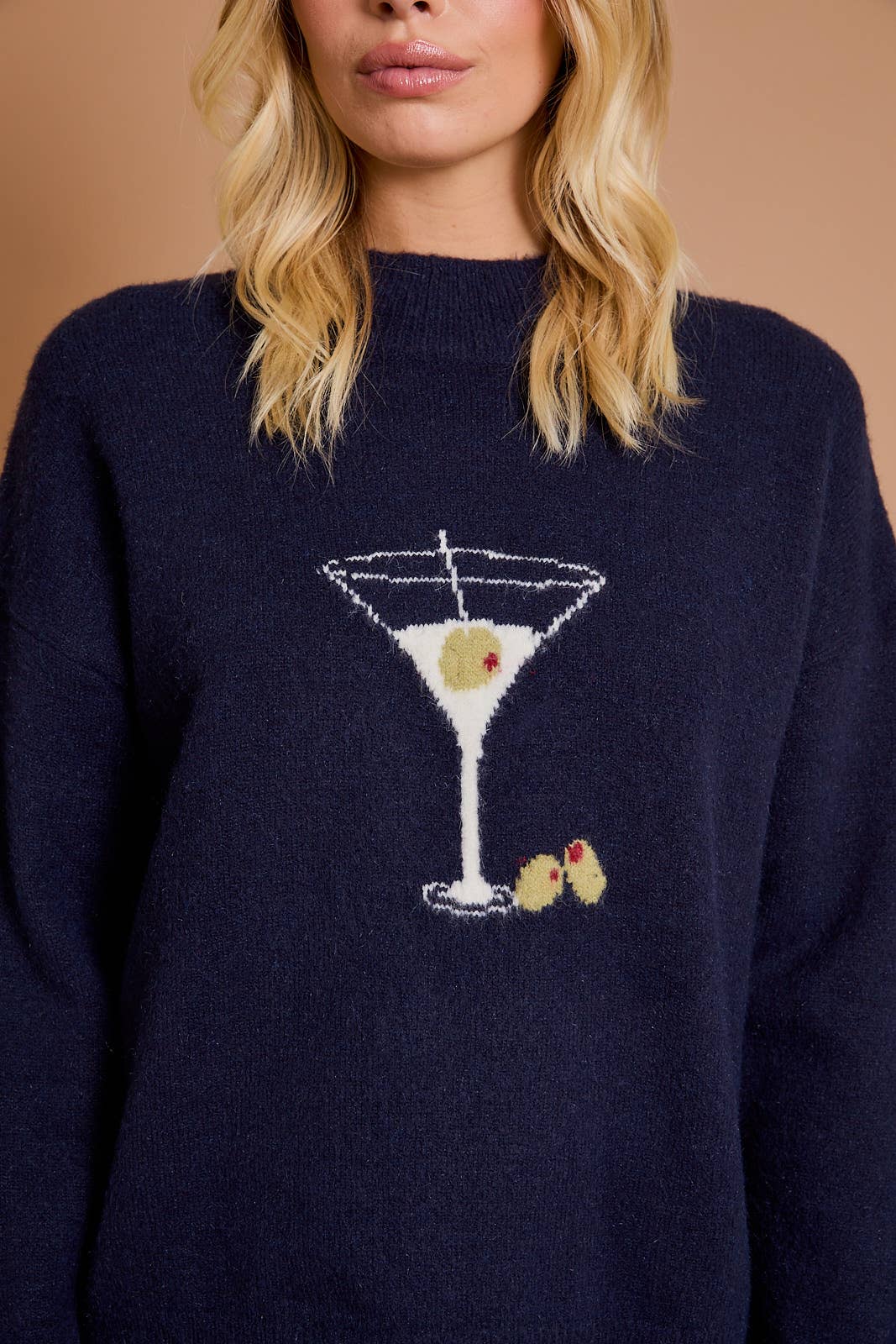 Martini Graphic Sweater