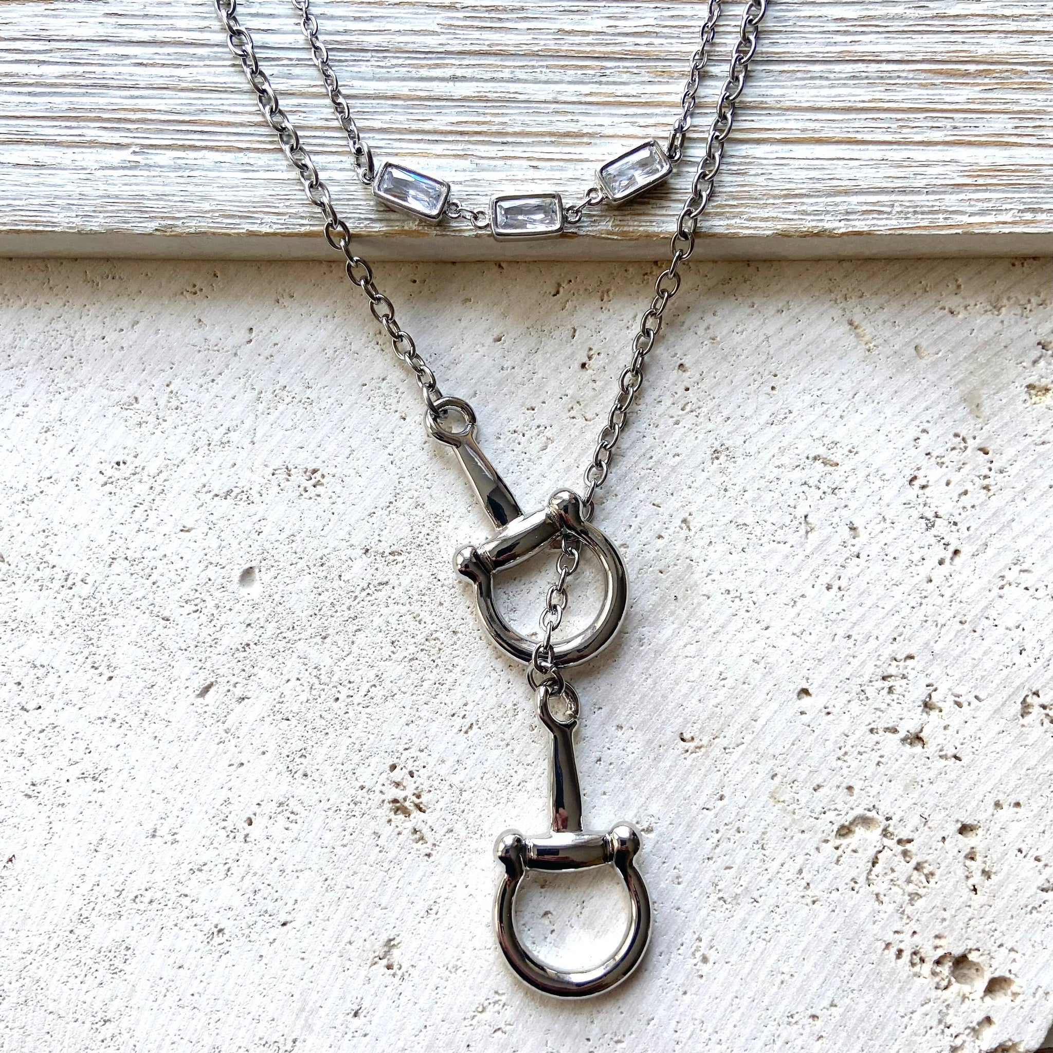 Horse Bit Stirrup Necklace