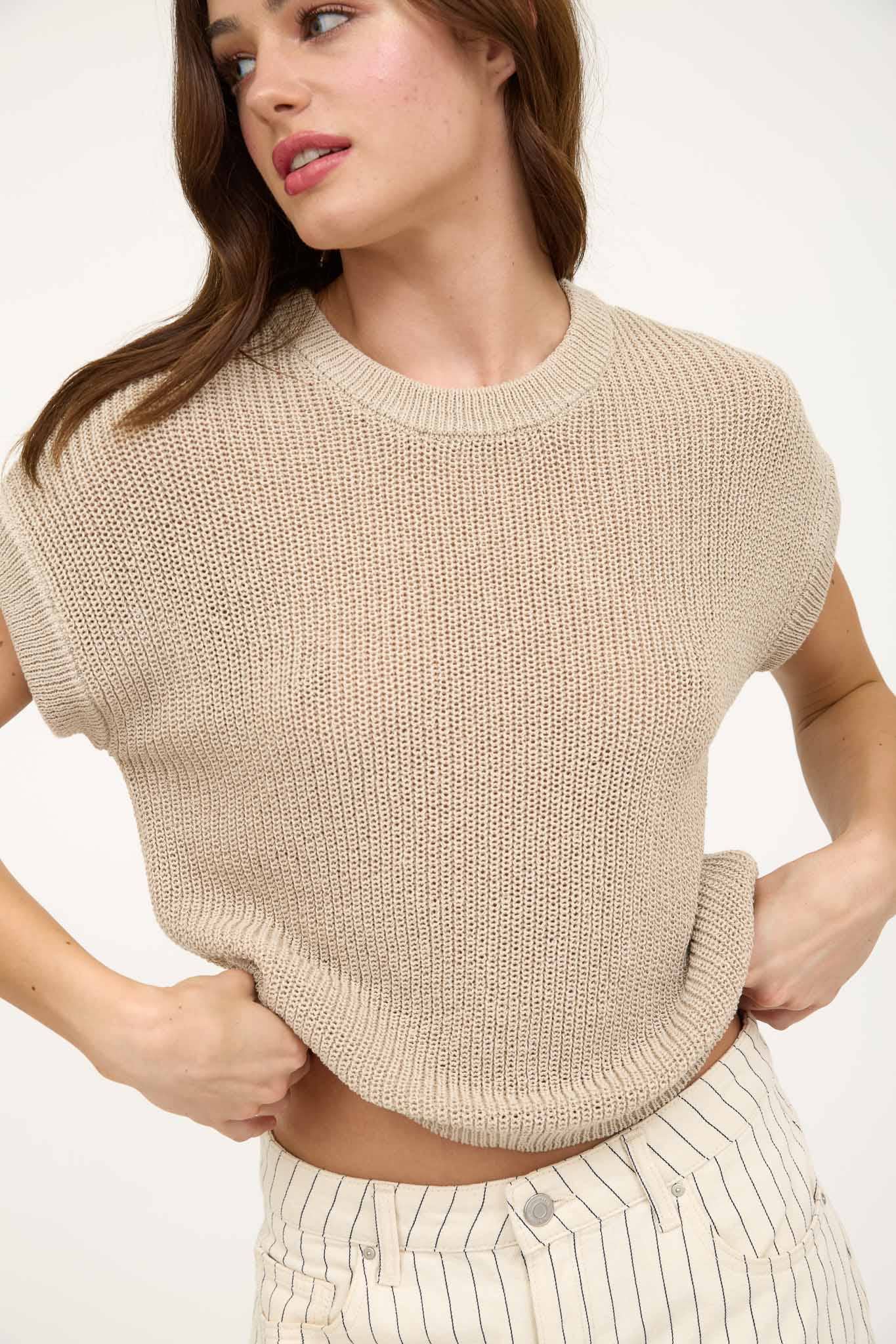 Knit Batwing Sweater Top