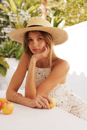 Floral Crochet Halter Top