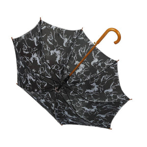 AWST Intl - Lila Linear Horses Umbrella