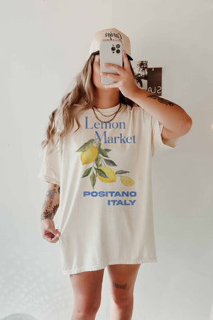 Lemon Market Oversized Tee