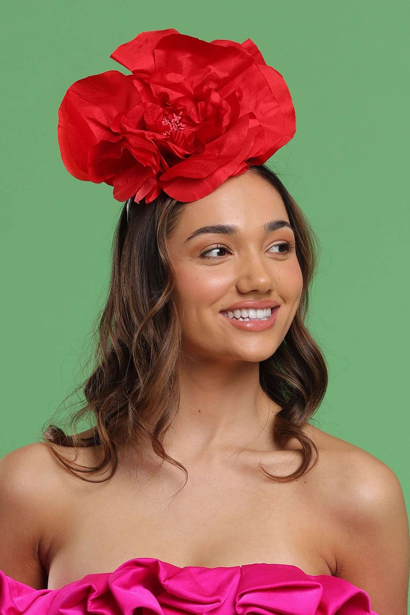 Morgan & Taylor - Cindy Fascinator in Red