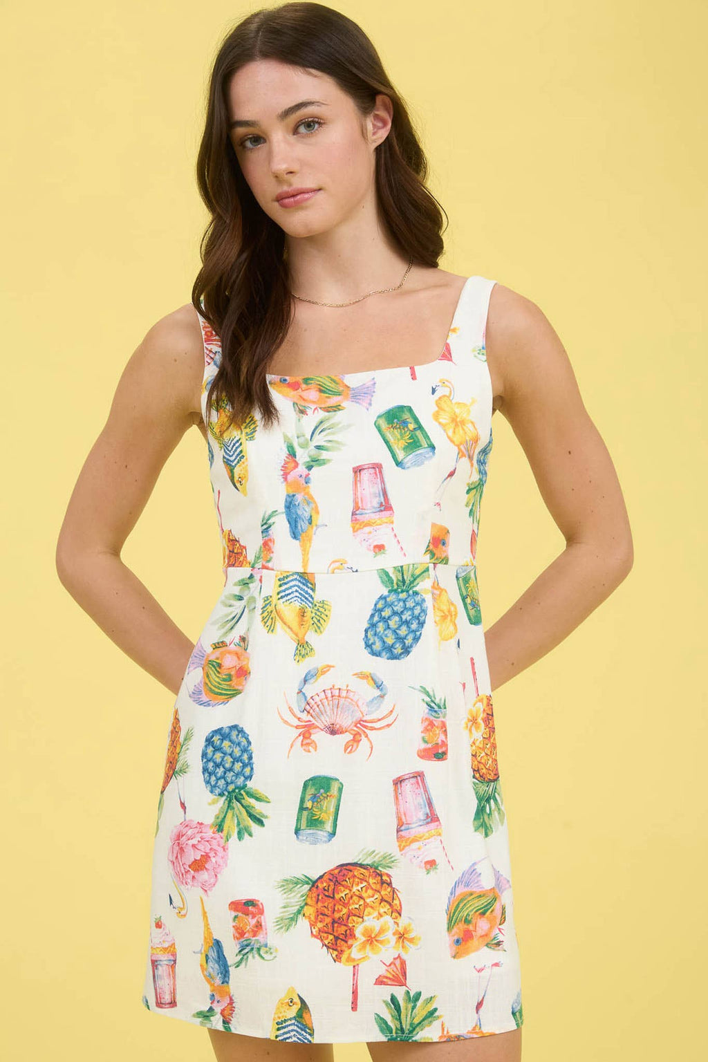 Tropical Shift Dress