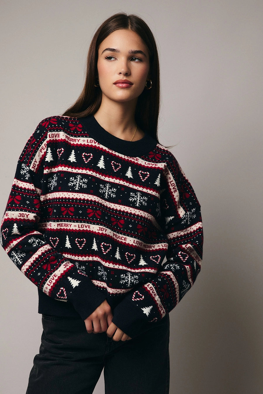 Holiday Round Neck Sweater