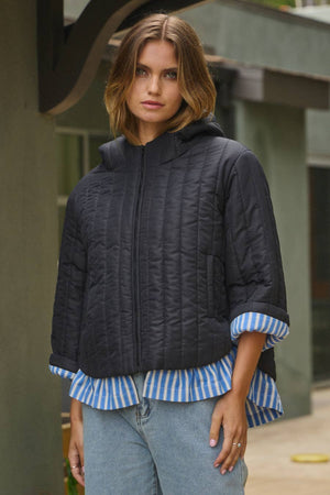 Quilted Puffer Hood Jacket