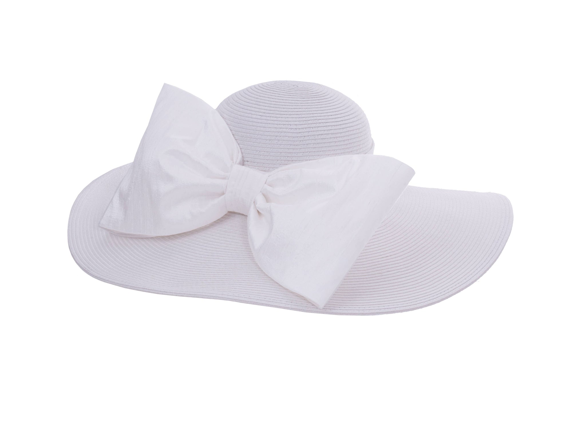 Silk Bow Spectator Hat