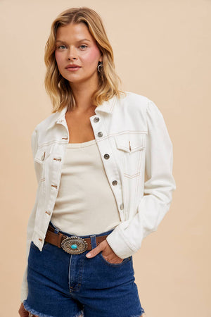 Cropped Denim Jacket