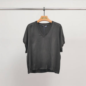 Satin V-Neck Tunic