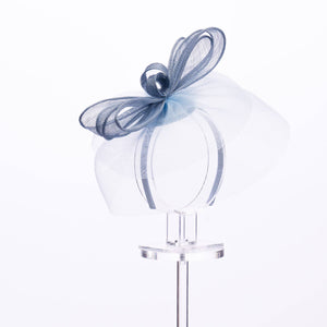 Sinamay/Crinoline Bow Fascinator
