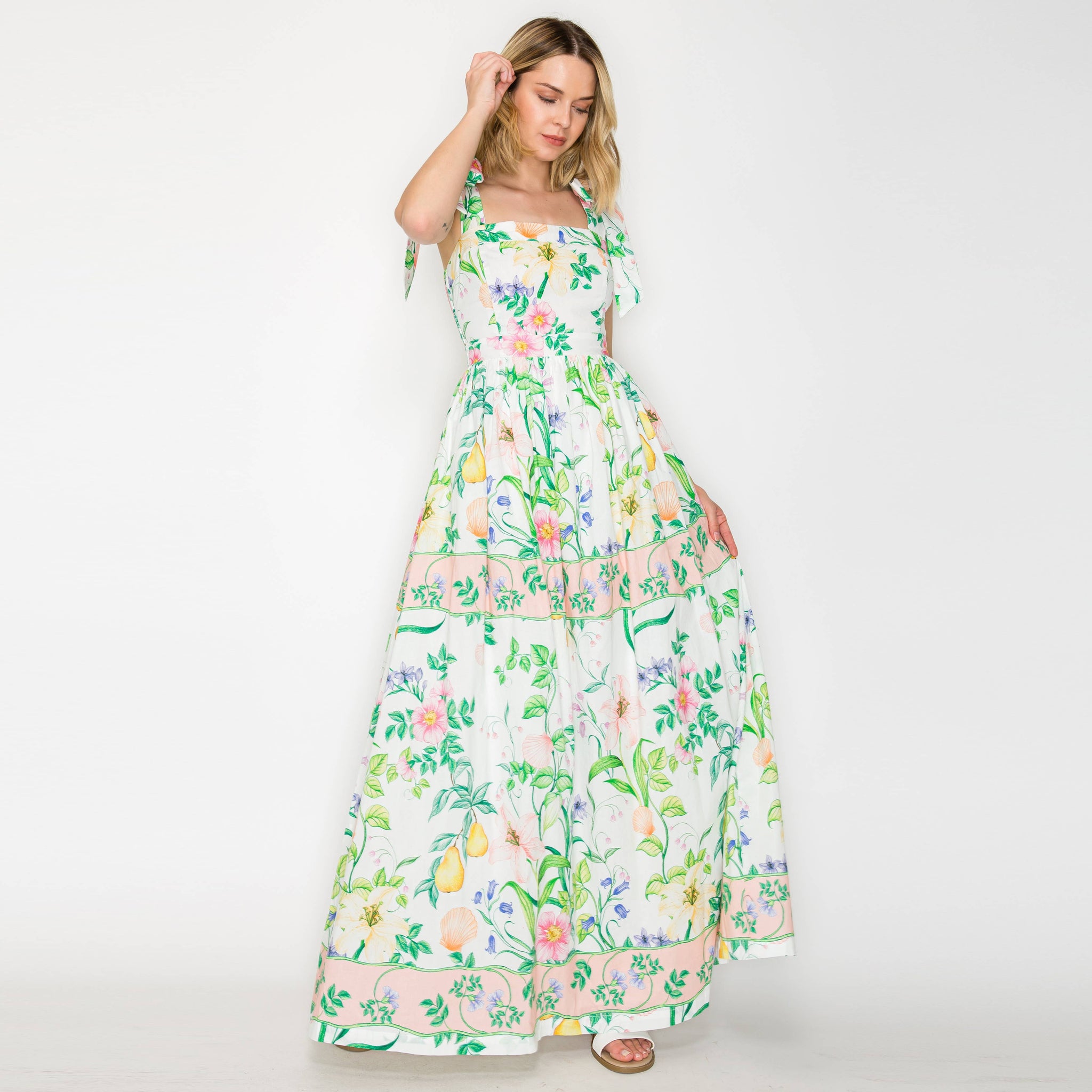 Romantic Garden Maxi Dress