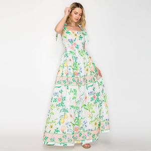 Romantic Garden Maxi Dress