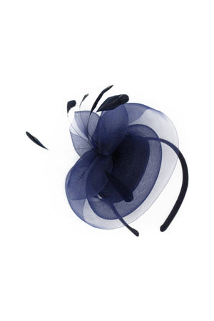 Morgan & Taylor - Elisa Fascinator in Navy