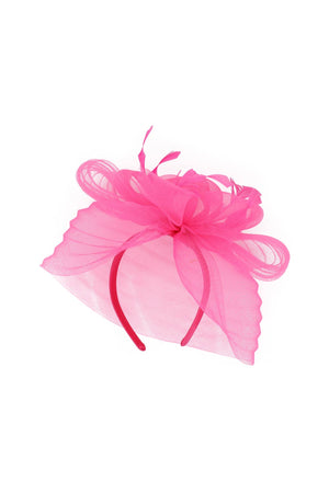 Morgan & Taylor - Monica Fascinator in Hot Pink