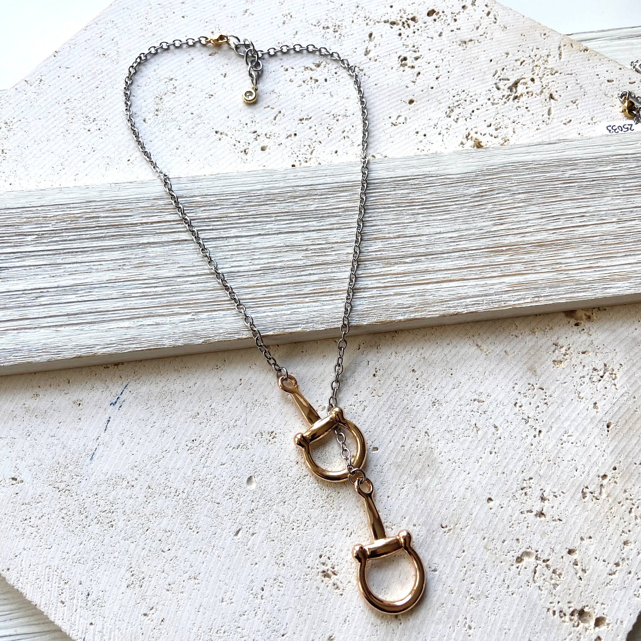 Horse Bit Stirrup Necklace