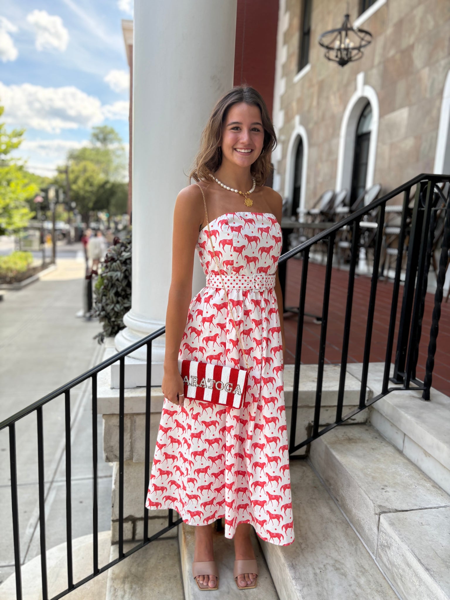 Belted One Horse Dress