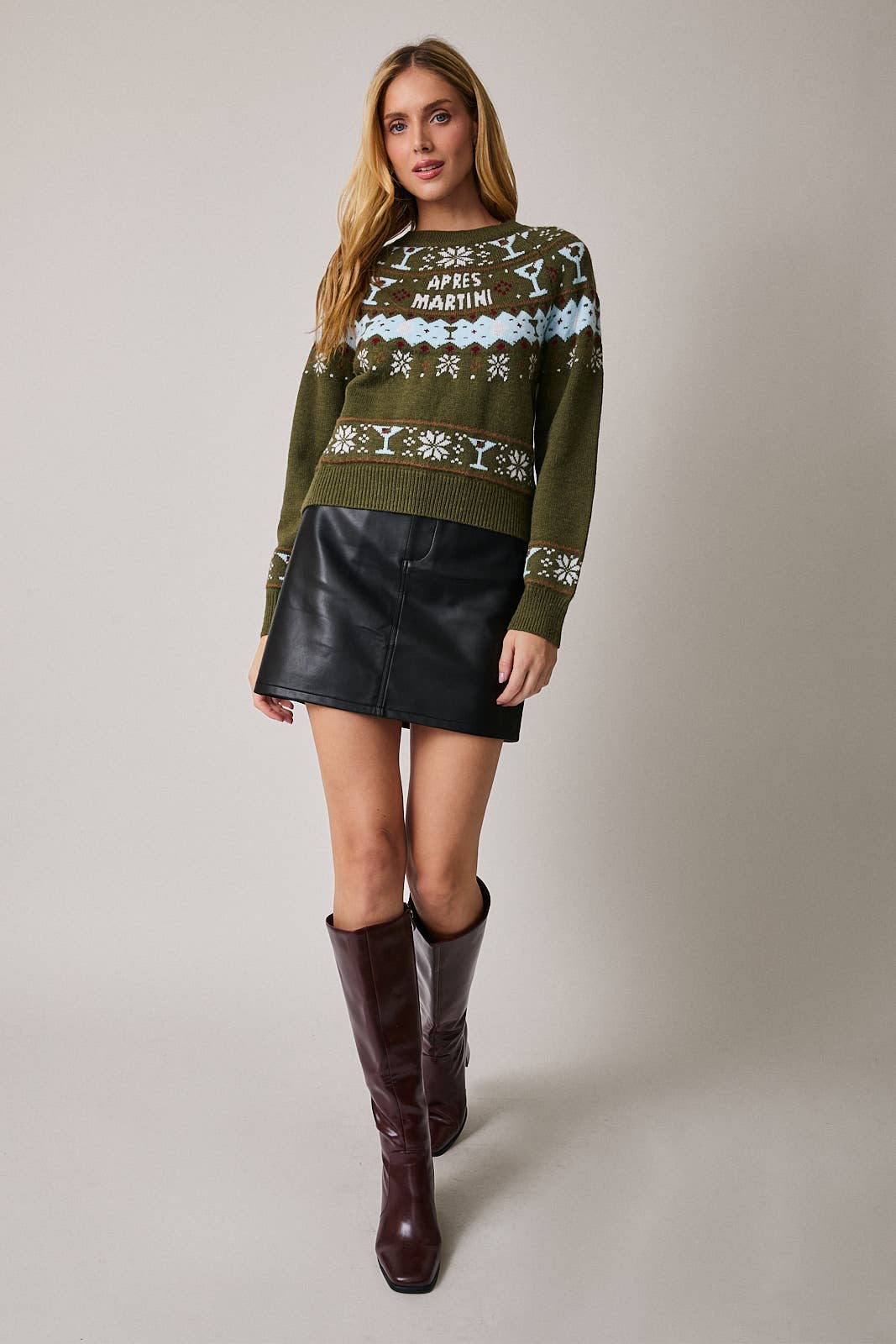 Raglan Aprés Martini Sweater