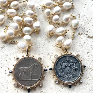Horse Pearl Necklace