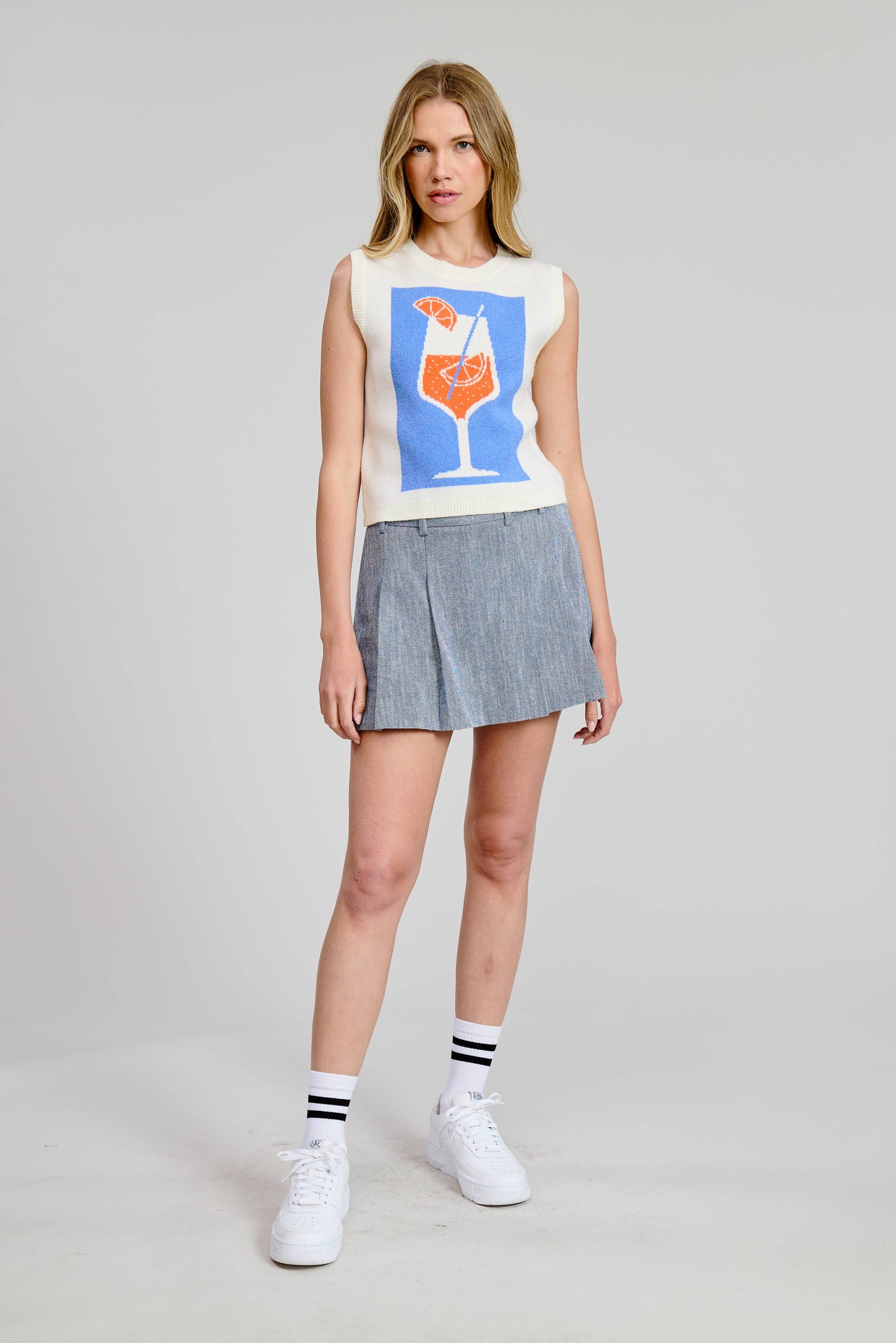 Summer Spritz Sweater Vest Top