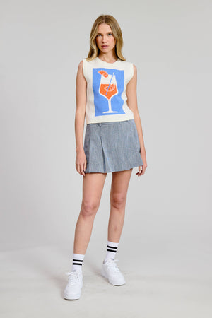 Summer Spritz Sweater Vest Top
