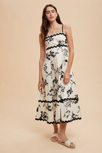 Flora Ric Rac Maxi Dress