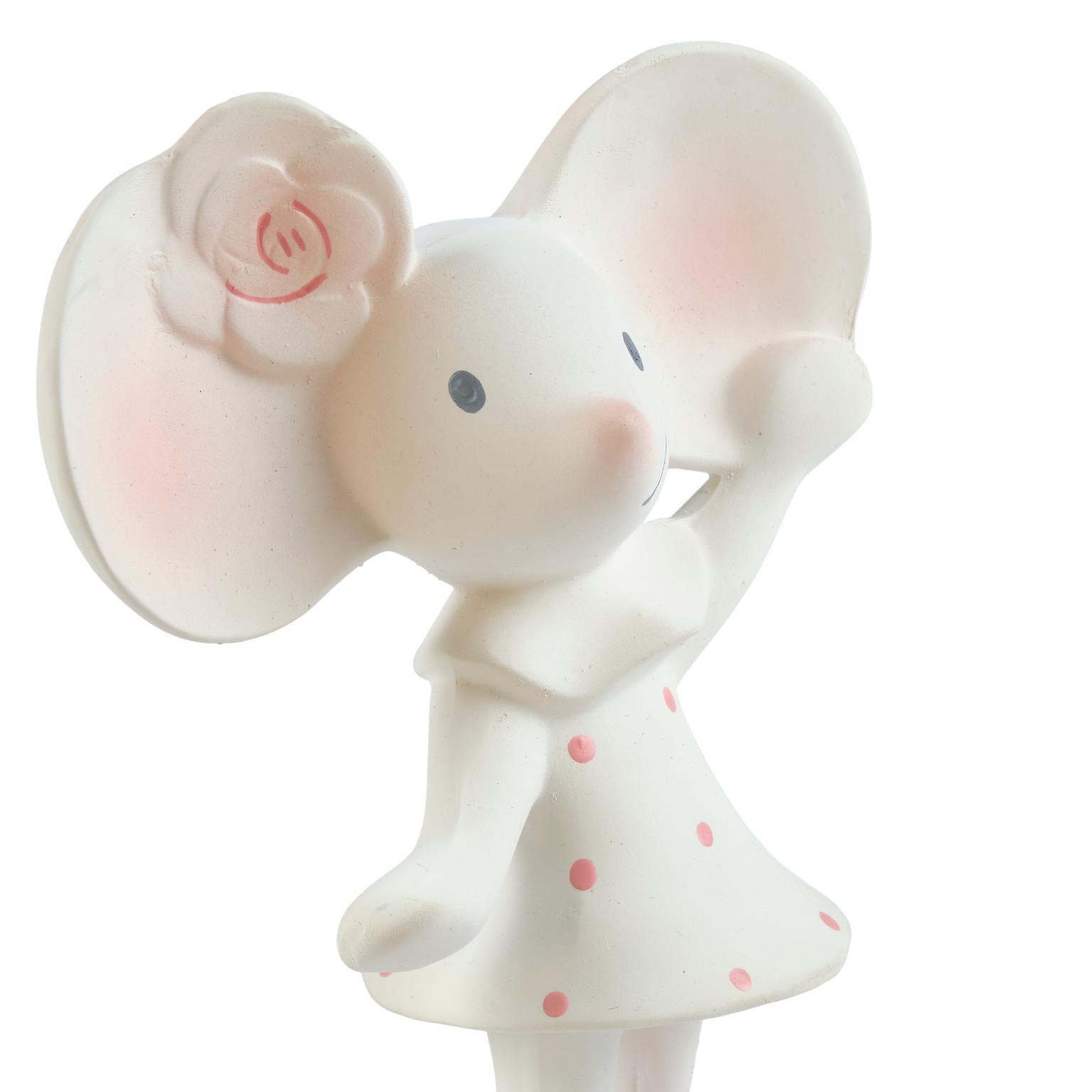 Meiya the Mouse Natural Organic Rubber Squeaker Toy