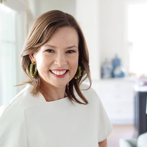 Canvas Style - Renee Resin and Rhinestone Hoop Earrings: Bubble Gum