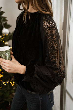 Mixed Media Blouse