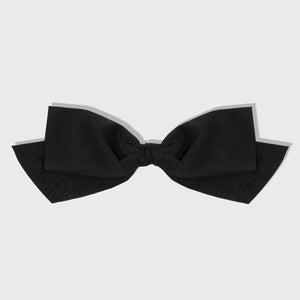 KITSCH - Recycled Fabric Bow Hair Clip 1pc- Black