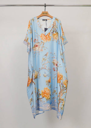 Satin-Finish Floral Midi Dress – Miss Scarlett Boutique
