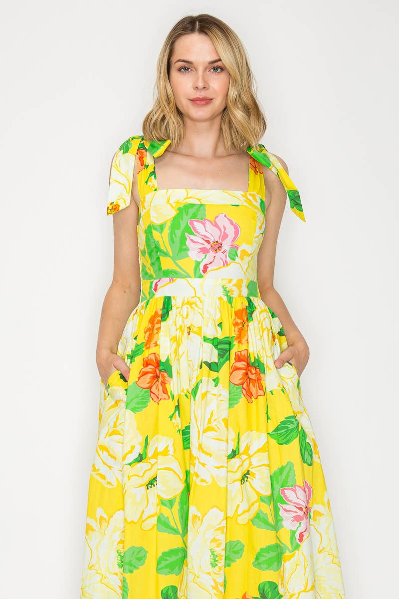 Sunny Lemon Maxi Dress
