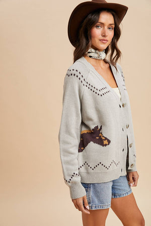 Chunky Horse Cardigan