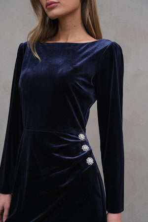 Jewel Velvet Dress