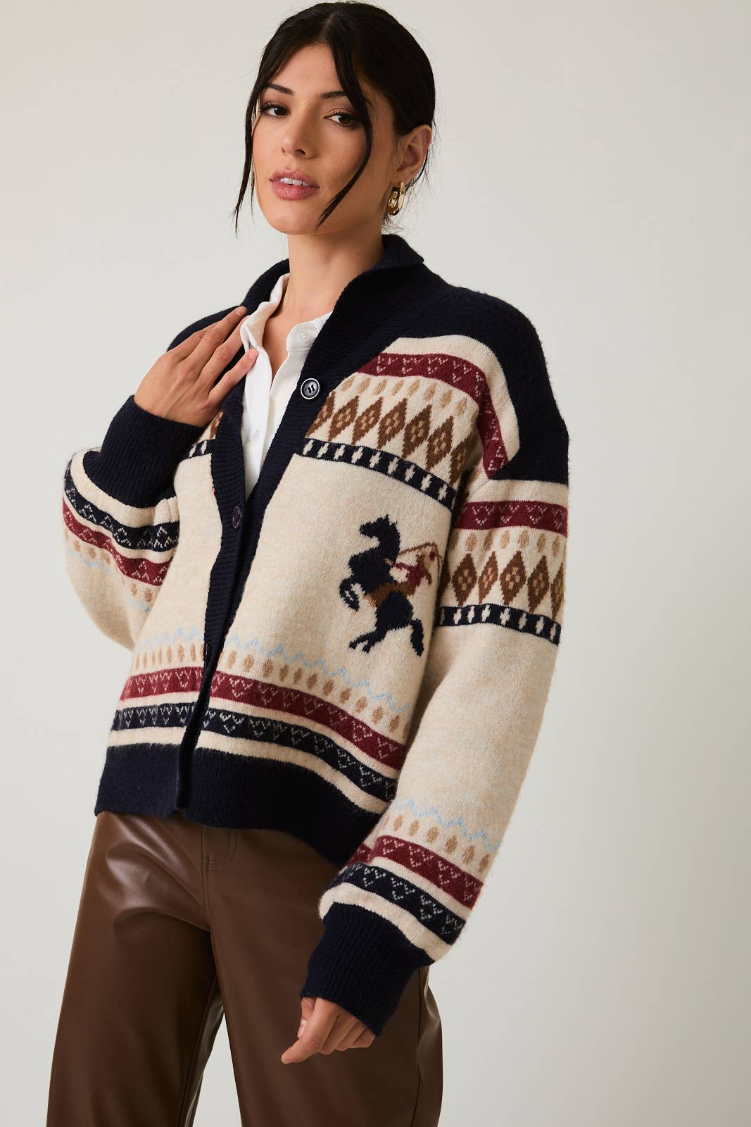 Horse Oversized Cardigan